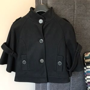 Hache - made in Italy cropped button jacket. Bell 3/4 sleeves